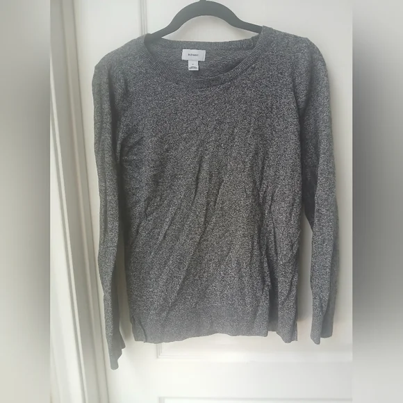 Old Navy Charcoal Knit Pullover Medium - Picture 1 of 3